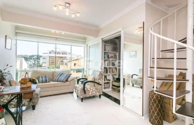 Cobertura com 3 quartos à venda na rua curupaiti, 1037, cristal, porto alegre, 127 m2 por r$ 870.000