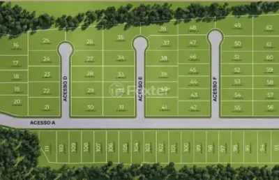 Terreno em condomínio fechado à venda na rua selso fidélis jardim, 177, olaria, canoas, 255 m2 por r$ 355.400
