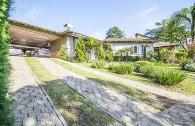 Casa em condomínio fechado com 3 quartos à venda na estrada capitão gentil machado de godoy, 4500, vila elsa, viamão, 280 m2 por r$ 1.050.000