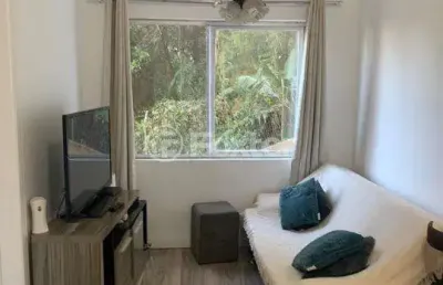 Apartamento com 1 quarto à venda na avenida capivari, 572, cristal, porto alegre, 36 m2 por r$ 215.000