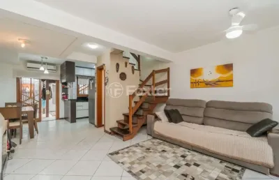 Casa em condomínio fechado com 3 quartos à venda na avenida edgar pires de castro, 1286, hípica, porto alegre, 110 m2 por r$ 427.500