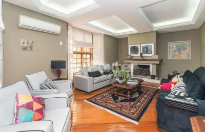 Casa em condomínio fechado com 4 quartos à venda na rua alcebíades antônio dos santos, 356, nonoai, porto alegre, 445 m2 por r$ 2.000.000
