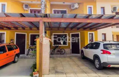 Casa em condomínio fechado com 2 quartos à venda na avenida edgar pires de castro, 1286, hípica, porto alegre, 66 m2 por r$ 350.000