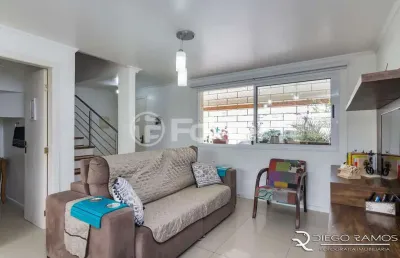 Casa em condomínio fechado com 3 quartos à venda na rua doutor pereira neto, 1215, tristeza, porto alegre, 126 m2 por r$ 598.000