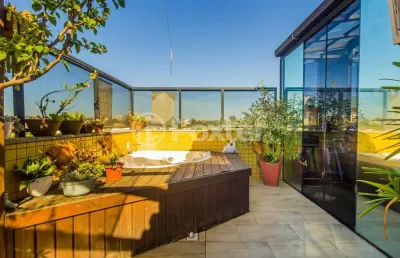 Cobertura com 3 quartos à venda na rua dona adda mascarenhas de moraes, 1051, jardim itu sabará, porto alegre, 187 m2 por r$ 690.000