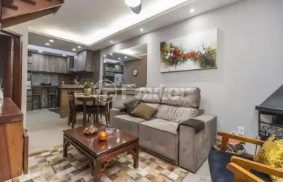 Casa em condomínio fechado com 3 quartos à venda na estrada campo novo, 361, ipanema, porto alegre, 56 m2 por r$ 279.500
