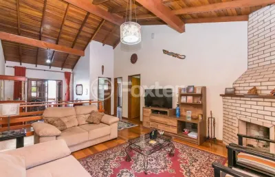 Casa com 4 quartos à venda na rua francisca lechner, 343, parque santa fé, porto alegre, 263 m2 por r$ 650.000