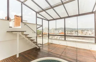 Cobertura com 1 quarto à venda na rua barão do amazonas, 477, petrópolis, porto alegre, 103 m2 por r$ 450.000