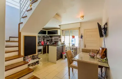 Cobertura com 1 quarto à venda na rua guadalajara, 15, jardim itu sabará, porto alegre, 95 m2 por r$ 209.000
