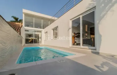 Casa com 3 quartos à venda na rua comendador creidy, 24, chácara das pedras, porto alegre, 178 m2 por r$ 2.900.000