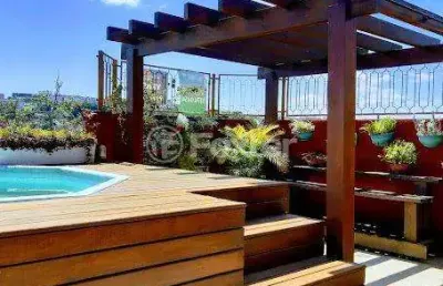 Apartamento com 3 quartos à venda na rua frederico etzberger, 481, nonoai, porto alegre, 134 m2 por r$ 790.000