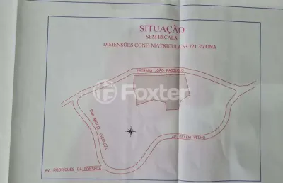Terreno à venda na estrada joão passuelo, 1271, vila nova, porto alegre, 11988 m2 por r$ 2.470.000
