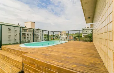 Cobertura com 3 quartos à venda na rua santa cruz, 80, santa tereza, porto alegre, 207 m2 por r$ 1.045.000
