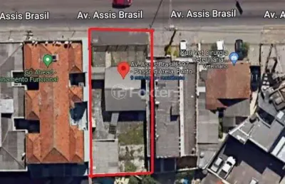 Terreno comercial à venda na avenida assis brasil, 597, passo da areia, porto alegre, 400 m2 por r$ 790.000