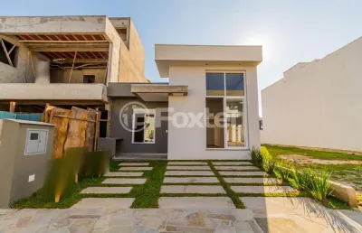 Casa em condomínio fechado com 3 quartos à venda na rua monsenhor augusto dalvit, 75, aberta dos morros, porto alegre, 103 m2 por r$ 616.550