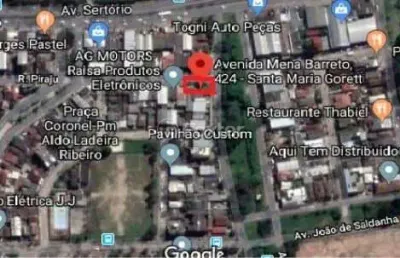 Terreno comercial à venda na avenida mena barreto, 424, santa maria goretti, porto alegre, 292 m2 por r$ 373.000