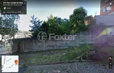 Terreno à venda na rua professor carvalho freitas, 47, teresópolis, porto alegre, 994 m2 por r$ 695.000