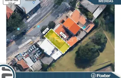 Terreno à venda na avenida nonoai, 1676, nonoai, porto alegre, 319 m2 por r$ 600.000