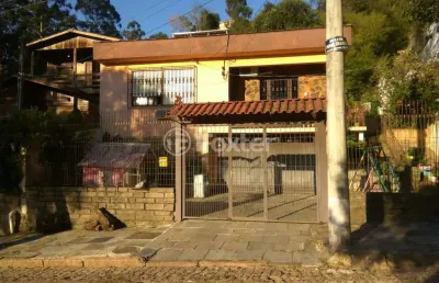 Casa com 2 quartos à venda na rua podalírio joão da rocha, 56, jardim carvalho, porto alegre, 118 m2 por r$ 450.000