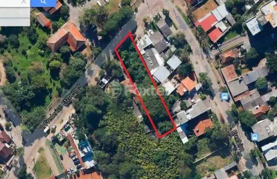 Terreno à venda na rua frederico etzberger, 616, nonoai, porto alegre, 1339 m2 por r$ 700.000