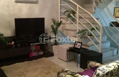 Casa em condomínio fechado com 3 quartos à venda na rua juruá, 63, jardim são pedro, porto alegre, 154 m2 por r$ 750.000