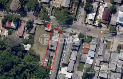 Terreno à venda na estrada joão vedana, 478, cavalhada, porto alegre, 650 m2 por r$ 530.000