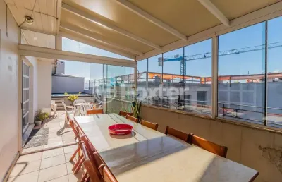 Cobertura com 3 quartos à venda na avenida padre cacique, 1840, praia de belas, porto alegre, 224 m2 por r$ 1.299.000