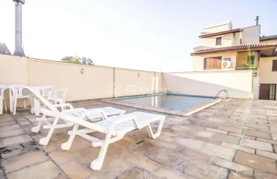Casa em condomínio fechado com 4 quartos à venda na avenida jacuí, 700, cristal, porto alegre, 227 m2 por r$ 750.000