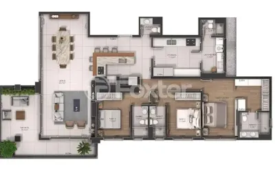 Apartamento com 3 quartos à venda na rua jaraguá, 91, bela vista, porto alegre, 197 m2 por r$ 3.384.026