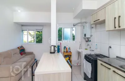 Apartamento com 1 quarto à venda na rua fagundes varela, 200, santo antônio, porto alegre, 30 m2 por r$ 250.000