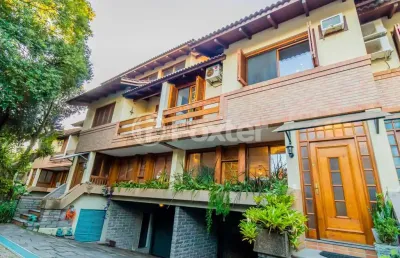 Casa em condomínio fechado com 3 quartos à venda na rua ernesto paiva, 46, tristeza, porto alegre, 216 m2 por r$ 1.415.500