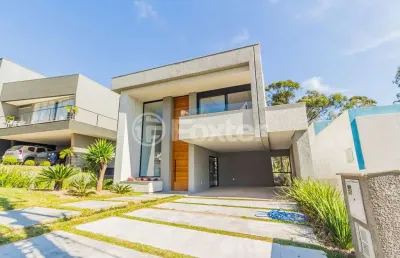 Casa em condomínio fechado com 3 quartos à venda na avenida senador salgado filho, 8500, querência, viamão, 215 m2 por r$ 1.800.000