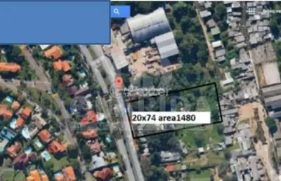 Terreno à venda na avenida eduardo prado, 1260, cavalhada, porto alegre, 1440 m2 por r$ 1.200.000