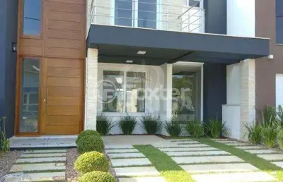 Casa em condomínio fechado com 3 quartos à venda na rua carlos maximiliano fayet, 300, hípica, porto alegre, 140 m2 por r$ 795.000