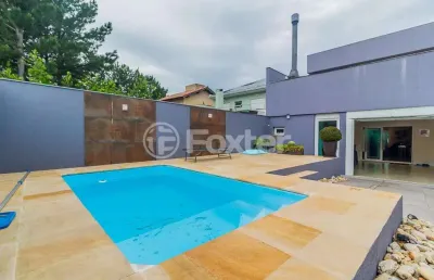 Casa em condomínio fechado com 3 quartos à venda na rua caroba, 385, são lucas, viamão, 232 m2 por r$ 1.200.000