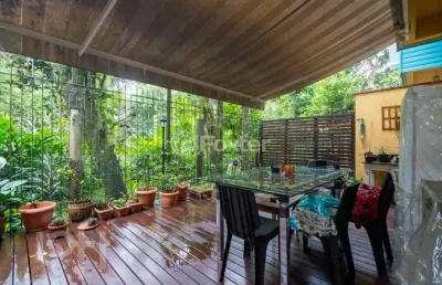Casa em condomínio fechado com 4 quartos à venda na rua doutor armando barbedo, 118, tristeza, porto alegre, 271 m2 por r$ 1.180.000
