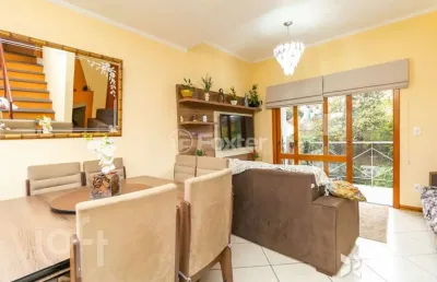 Casa em condomínio fechado com 3 quartos à venda na rua jamil antônio josé, 46, nonoai, porto alegre, 145 m2 por r$ 550.000