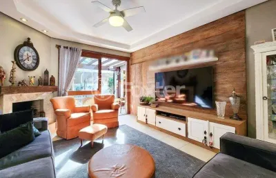 Casa em condomínio fechado com 4 quartos à venda na avenida coronel marcos, 1527, pedra redonda, porto alegre, 267 m2 por r$ 1.490.000