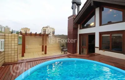Cobertura com 3 quartos à venda na avenida pirapó, 190, petrópolis, porto alegre, 199 m2 por r$ 1.550.000
