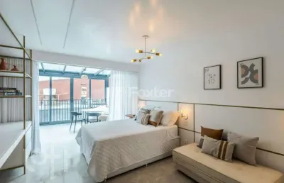 Kitnet / stúdio à venda na rua vinte e quatro de outubro, 1585, auxiliadora, porto alegre, 55 m2 por r$ 790.000