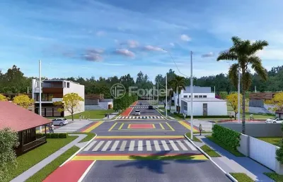 Terreno em condomínio fechado à venda na estrada da arrozeira, 1333, centro, eldorado do sul, 141 m2 por r$ 110.000