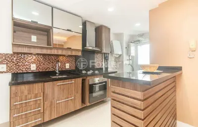 Apartamento com 3 quartos à venda na rua carlos reverbel, 200, jardim carvalho, porto alegre, 68 m2 por r$ 395.000