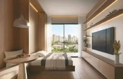 Apartamento com 1 quarto à venda na rua alfa, 161, três figueiras, porto alegre, 23 m2 por r$ 475.000