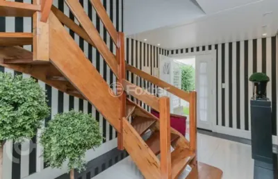 Casa em condomínio fechado com 4 quartos à venda na rua attílio bilibio, 120, jardim carvalho, porto alegre, 446 m2 por r$ 2.500.000