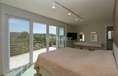 Casa em condomínio fechado com 5 quartos à venda na estrada das três meninas, 2001, vila nova, porto alegre, 360 m2 por r$ 2.590.000