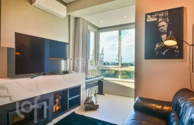Cobertura com 1 quarto à venda na avenida doutor nilo peçanha, 2526, chácara das pedras, porto alegre, 95 m2 por r$ 1.280.000