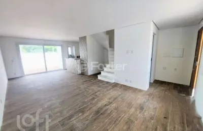 Casa em condomínio fechado com 3 quartos à venda na estrada jorge pereira nunes, 478, campo novo, porto alegre, 105 m2 por r$ 599.000
