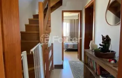 Casa em condomínio fechado com 3 quartos à venda na rua dorival castilhos machado, 126, aberta dos morros, porto alegre, 72 m2 por r$ 310.000