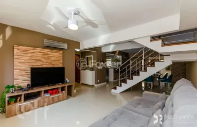 Casa em condomínio fechado com 3 quartos à venda na estrada joão de oliveira remião, 1761, lomba do pinheiro, porto alegre, 248 m2 por r$ 902.000