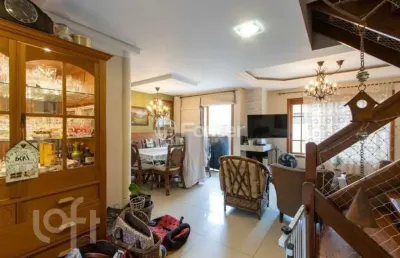 Casa em condomínio fechado com 3 quartos à venda na rua hipólito da costa, 543, santa tereza, porto alegre, 140 m2 por r$ 1.500.000
